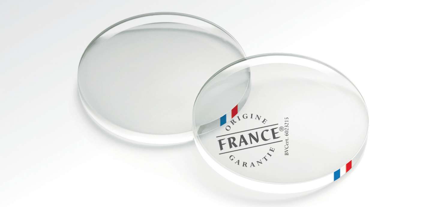 Les verres Essilor Origine France Garantie